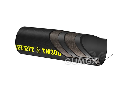 TM30 D, 19/29mm, 10bar, NBR/SBR-EPDM, 2x Messing-Drahtseile, -40°C/+90°C, schwarz, 
